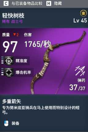 《刺客信条:起源》全稀有装备图鉴