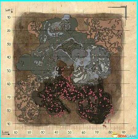 方舟生存进化dlc畸变地图讲解 畸变红宝石分布一览