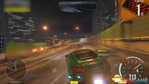 蜿蜒曲折的高速赛道,极品飞车OL午夜立交赛道跑法