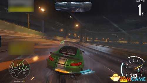 蜿蜒曲折的高速赛道,极品飞车OL午夜立交赛道跑法