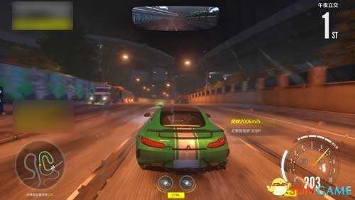 蜿蜒曲折的高速赛道,极品飞车OL午夜立交赛道跑法