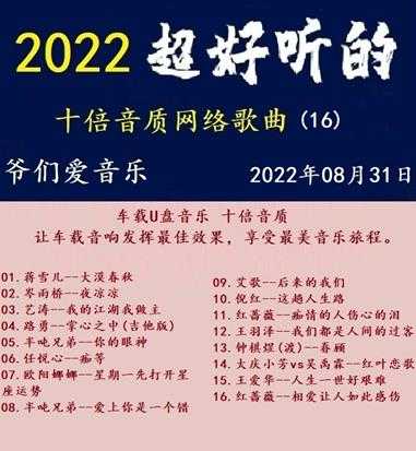 群星《2022超好听的十倍音质网络歌曲(16)》WAV分轨