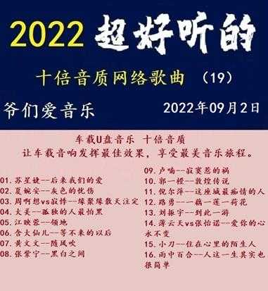 群星《2022超好听的十倍音质网络歌曲(19)》WAV分轨
