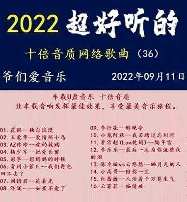 群星《2022超好听的十倍音质网络歌曲(36)》WAV分轨