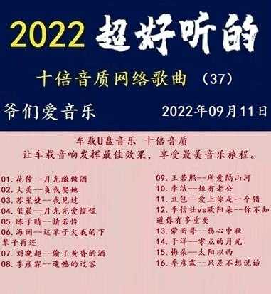 群星《2022超好听的十倍音质网络歌曲(37)》WAV分轨