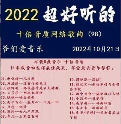 群星《2022超好听的十倍音质网络歌曲(98)》WAV分轨