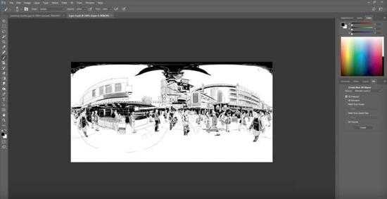 PS怎么画360度VR全景图?你们想知道的绘画教程都在这里了